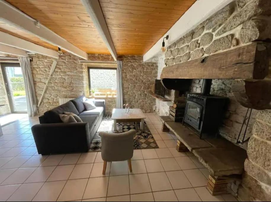 Maison De Pecheur Bord De Mer Bois Et Pierre 6-8 Pers Plobannalec エクステリア 写真