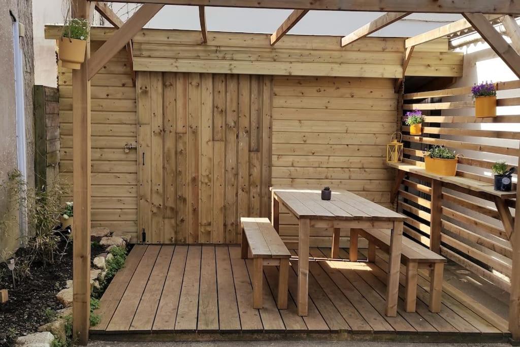 Maison De Pecheur Bord De Mer Bois Et Pierre 6-8 Pers Plobannalec エクステリア 写真